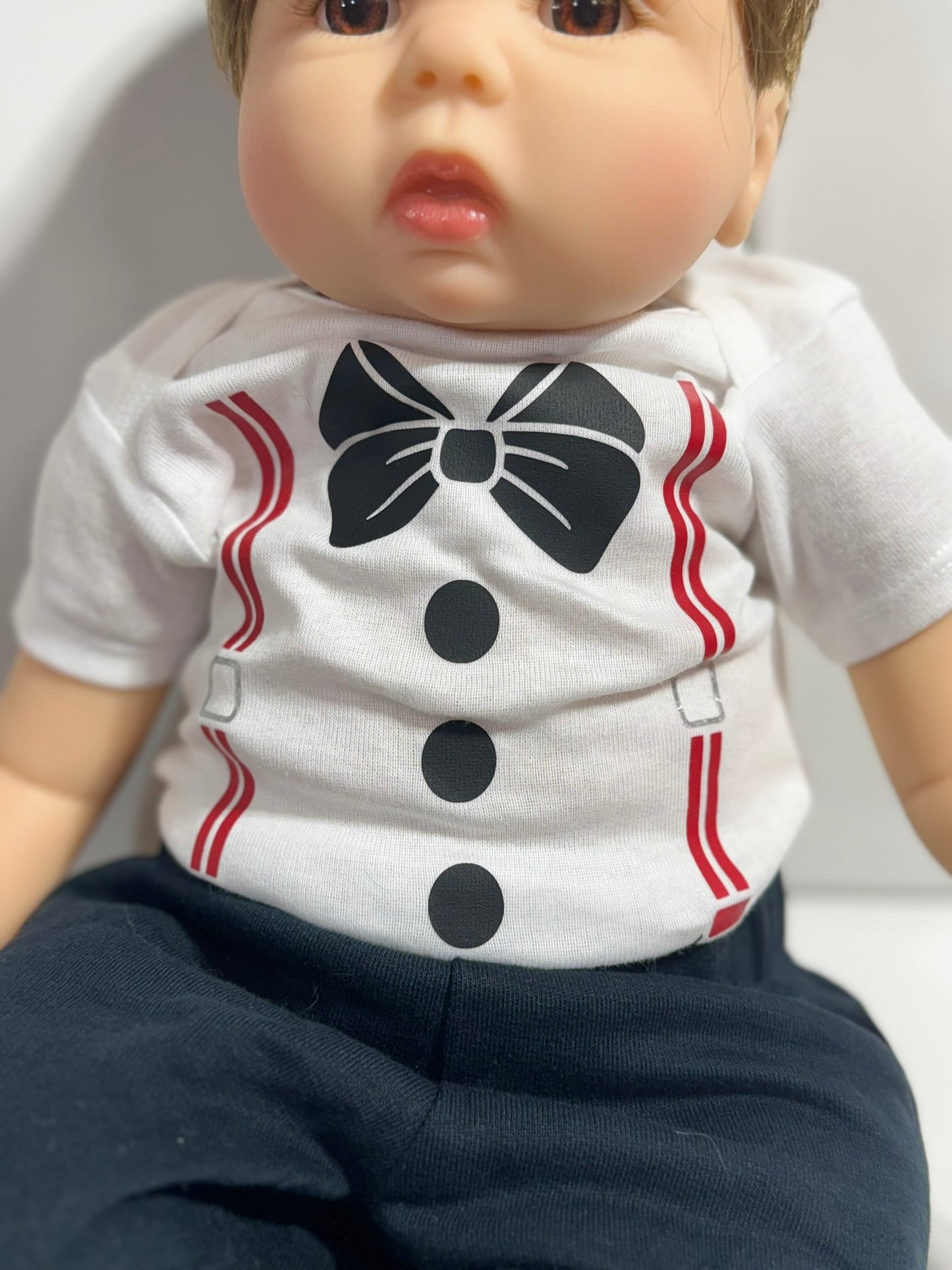 Dapper Baby Adorable Tuxedo Onesie for Infants