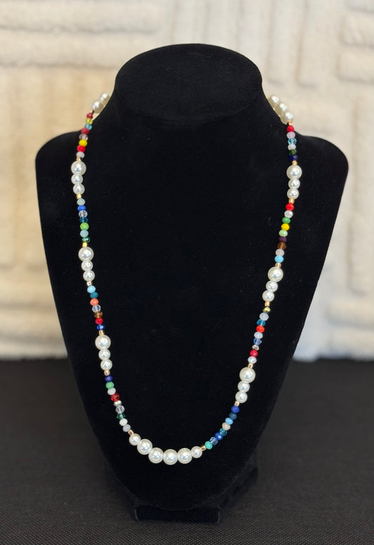 Jaclyn Pearl & Gemstone Jewelry Set – Elegance with a Playful Twist