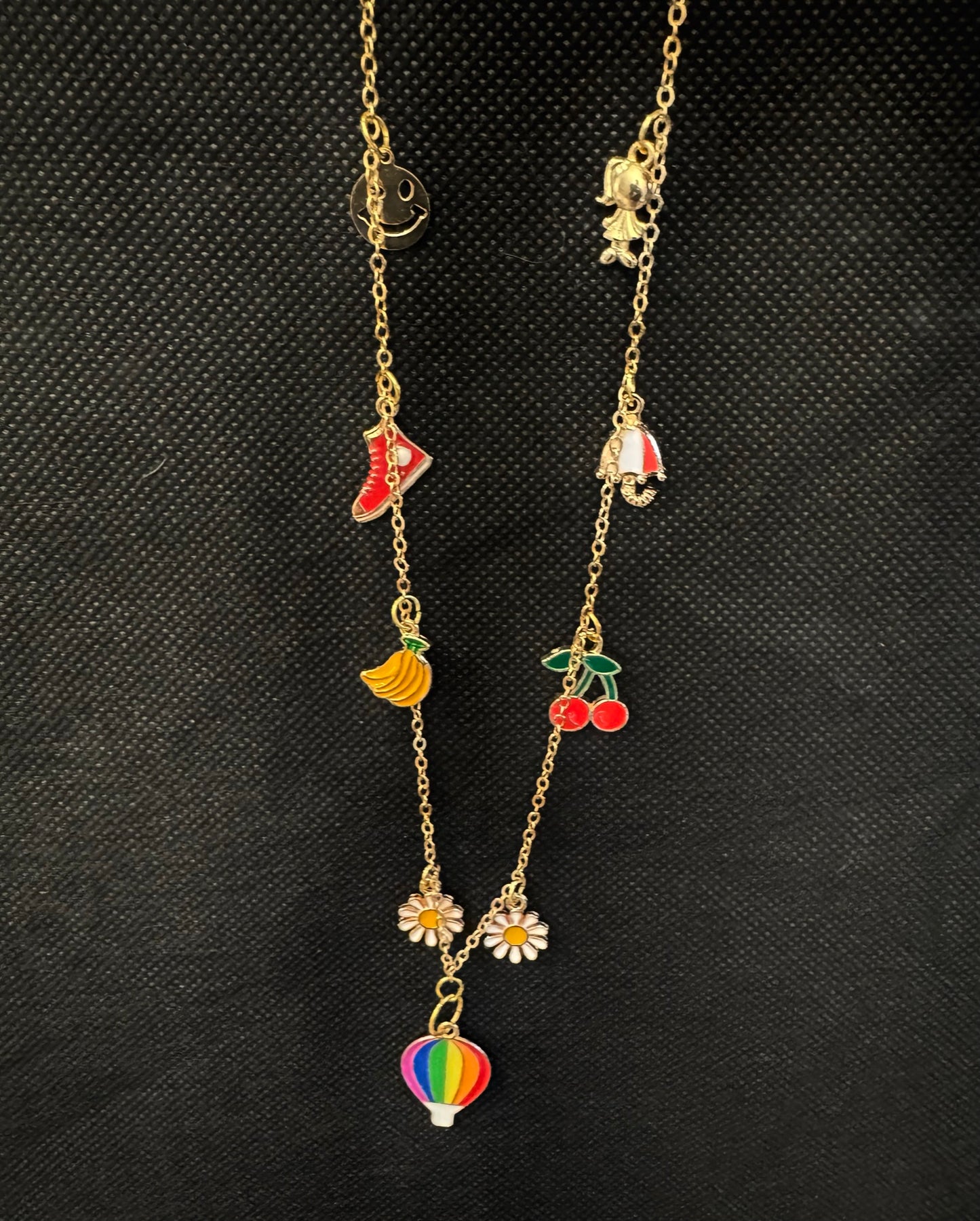 Spring Suave Charm Necklace & Bracelet Set – A Whimsical Touch of Joy