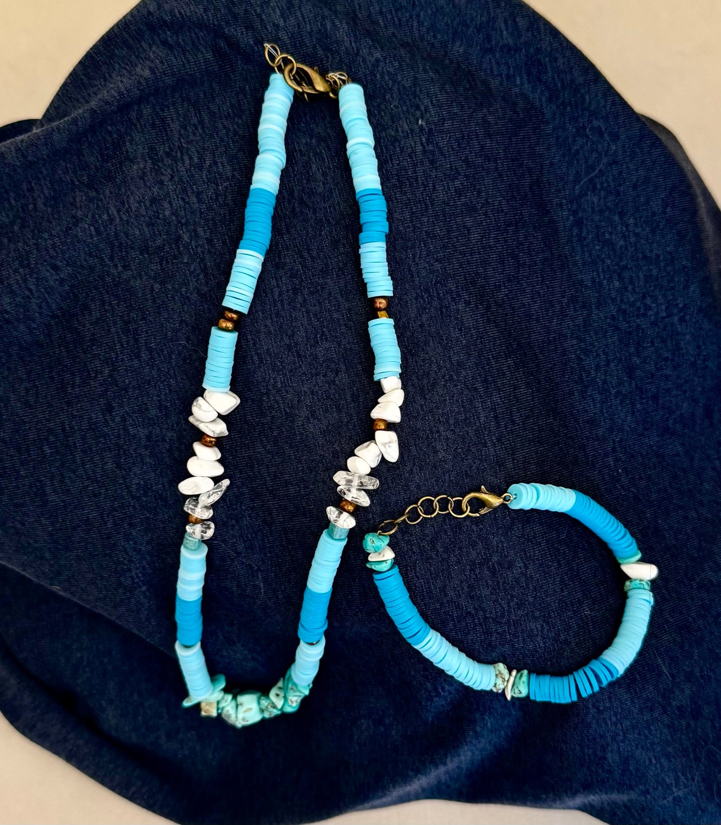 Seaways Necklace and Bracelet Set
