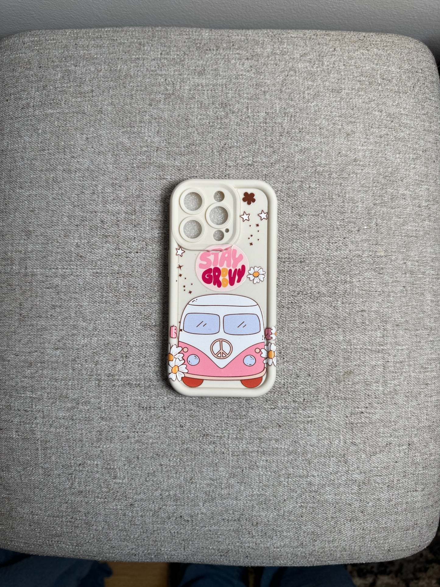 Stay Groovy Easter Vibes – Hippie Bus Phone Case