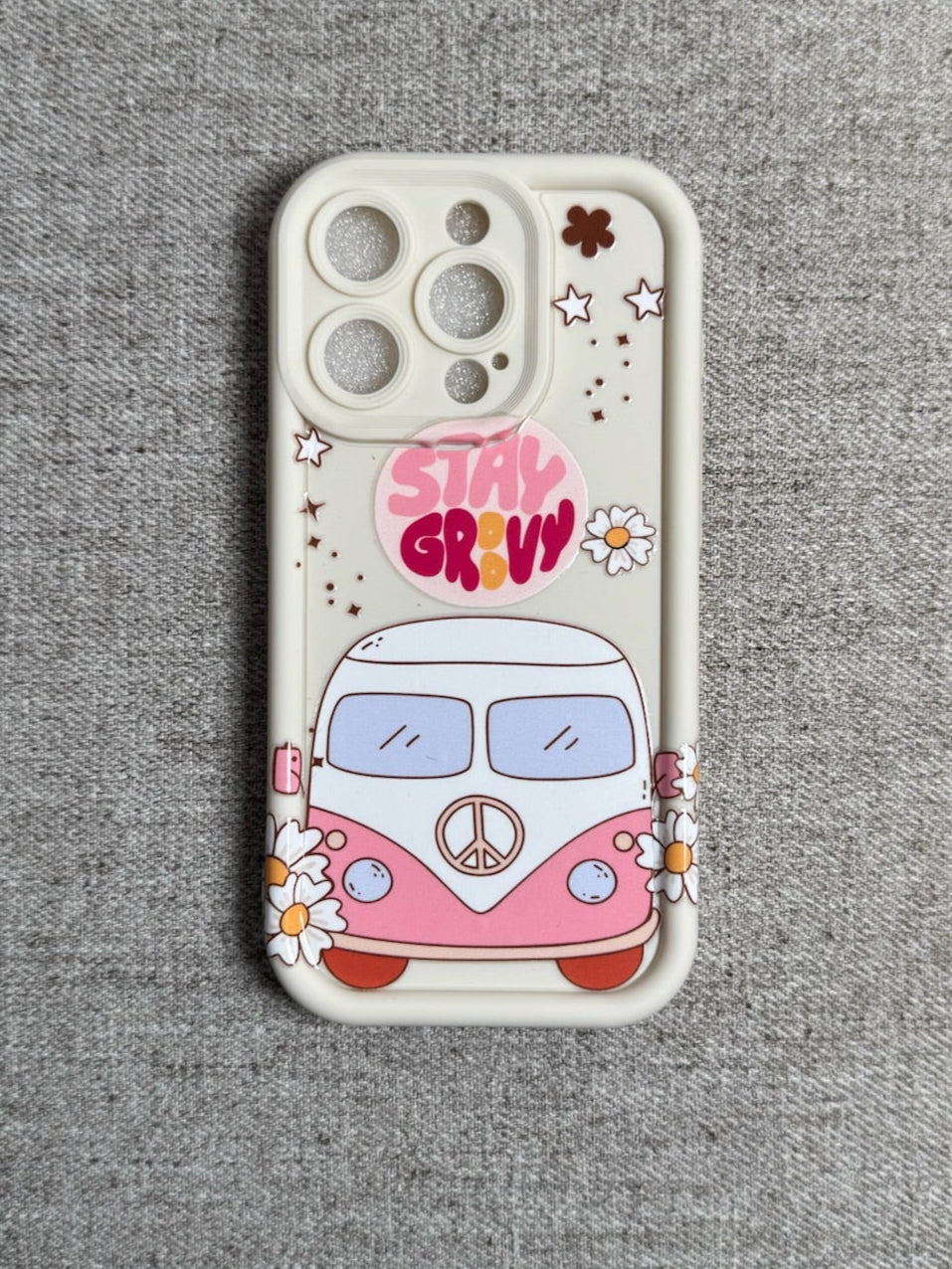Stay Groovy Easter Vibes – Hippie Bus Phone Case