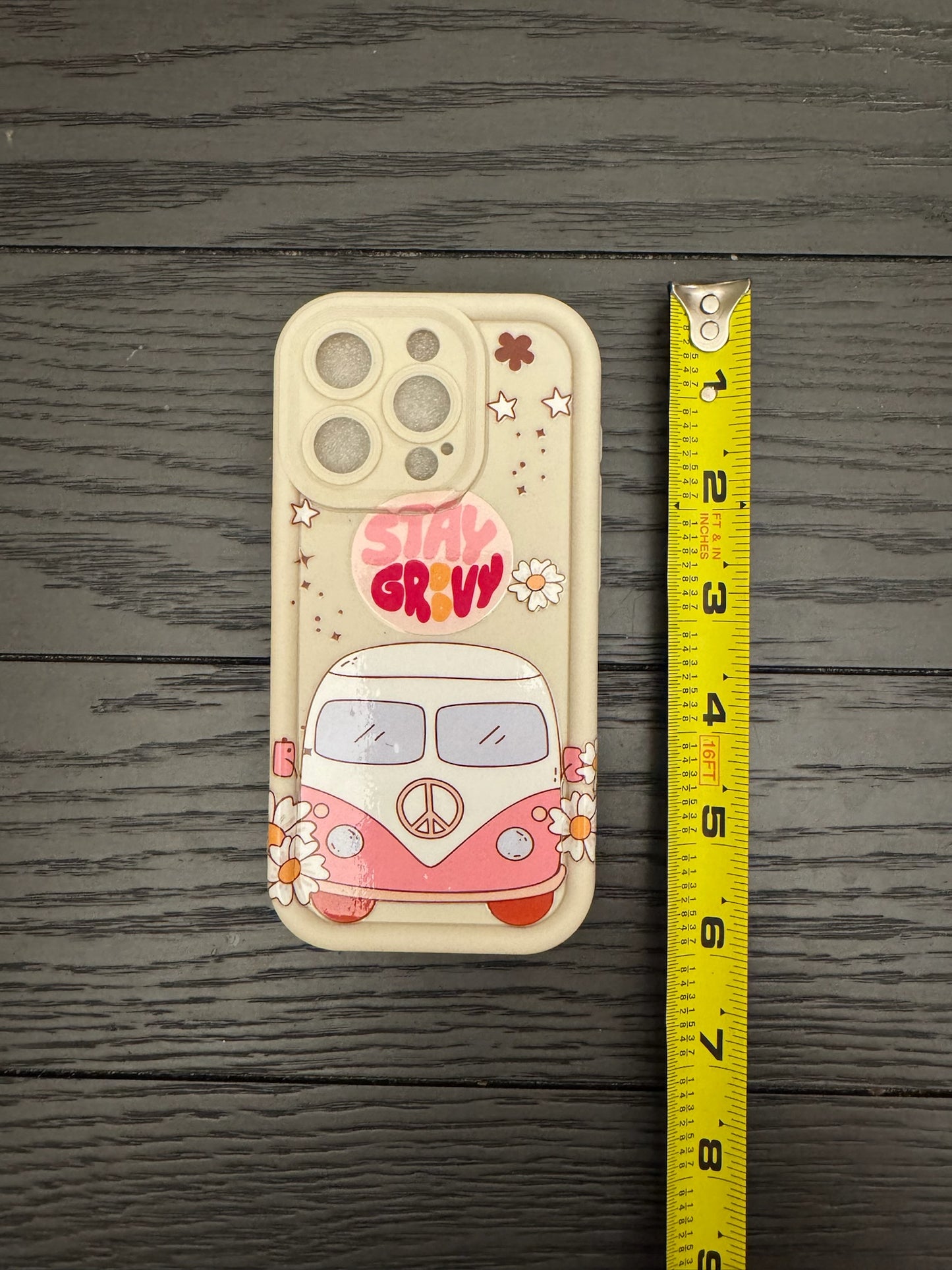 Stay Groovy Easter Vibes – Hippie Bus Phone Case
