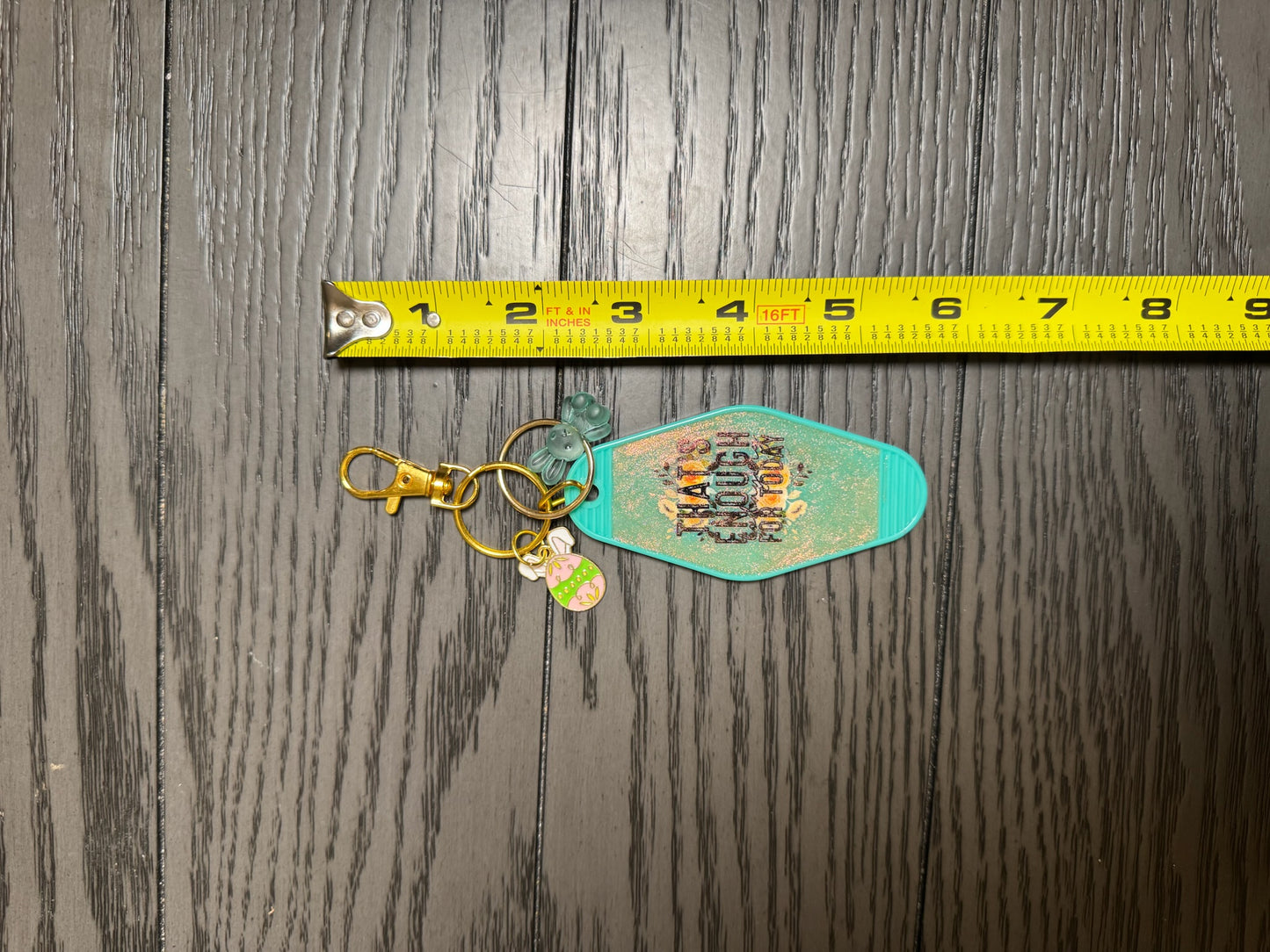 IDGAF-ish Retro Motel Keychain – Sassy & Relatable Mood
