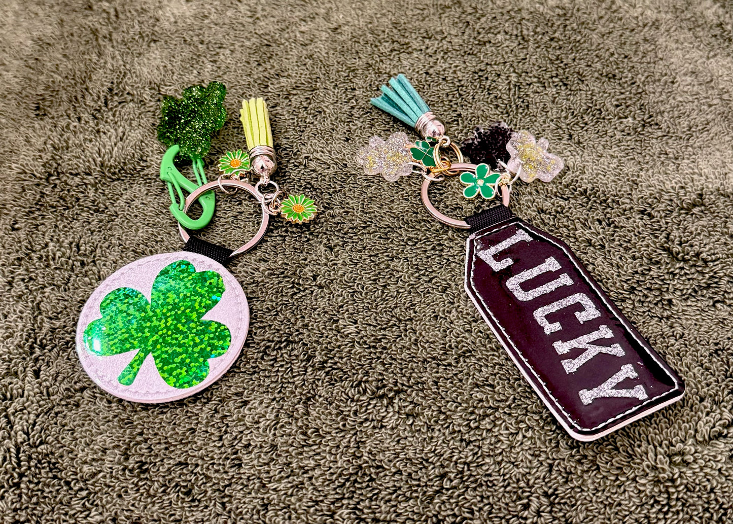Lucky Clover & Pinch-Proof Keychains – Your St. Patrick’s Day Charm! | Pastel Colors