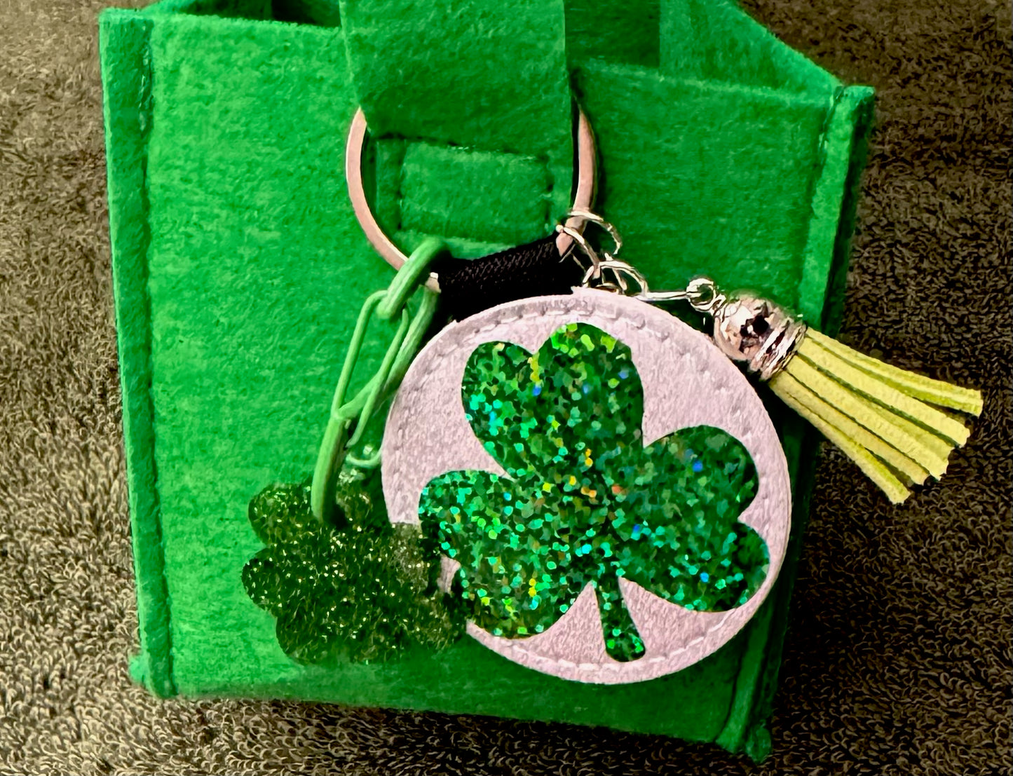 Lucky Clover & Pinch-Proof Keychains – Your St. Patrick’s Day Charm! | Pastel Colors