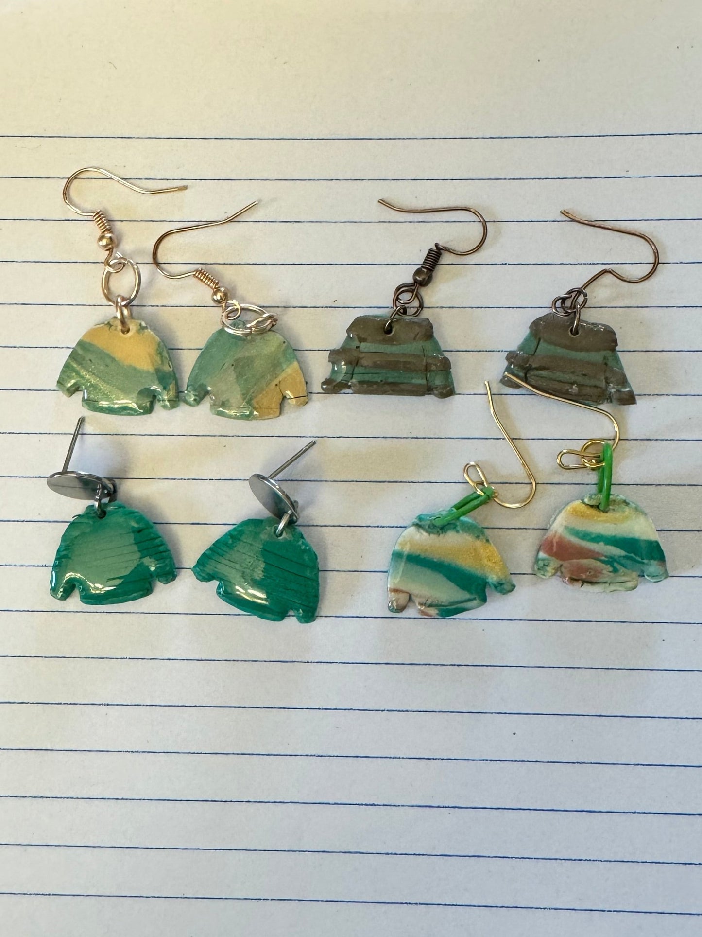 Cozy Knit Charm: Sweater Earrings Collection