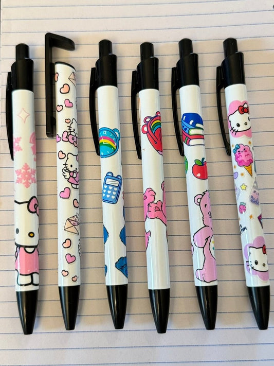 Whimsical Wonderland: Cute Character Pen Set