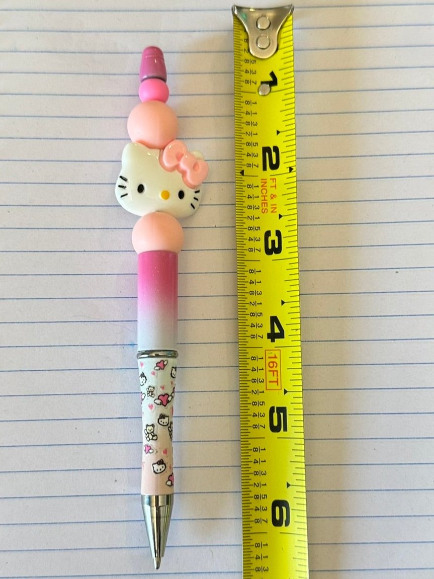 Charming Character Beaded Pens - Set of 3