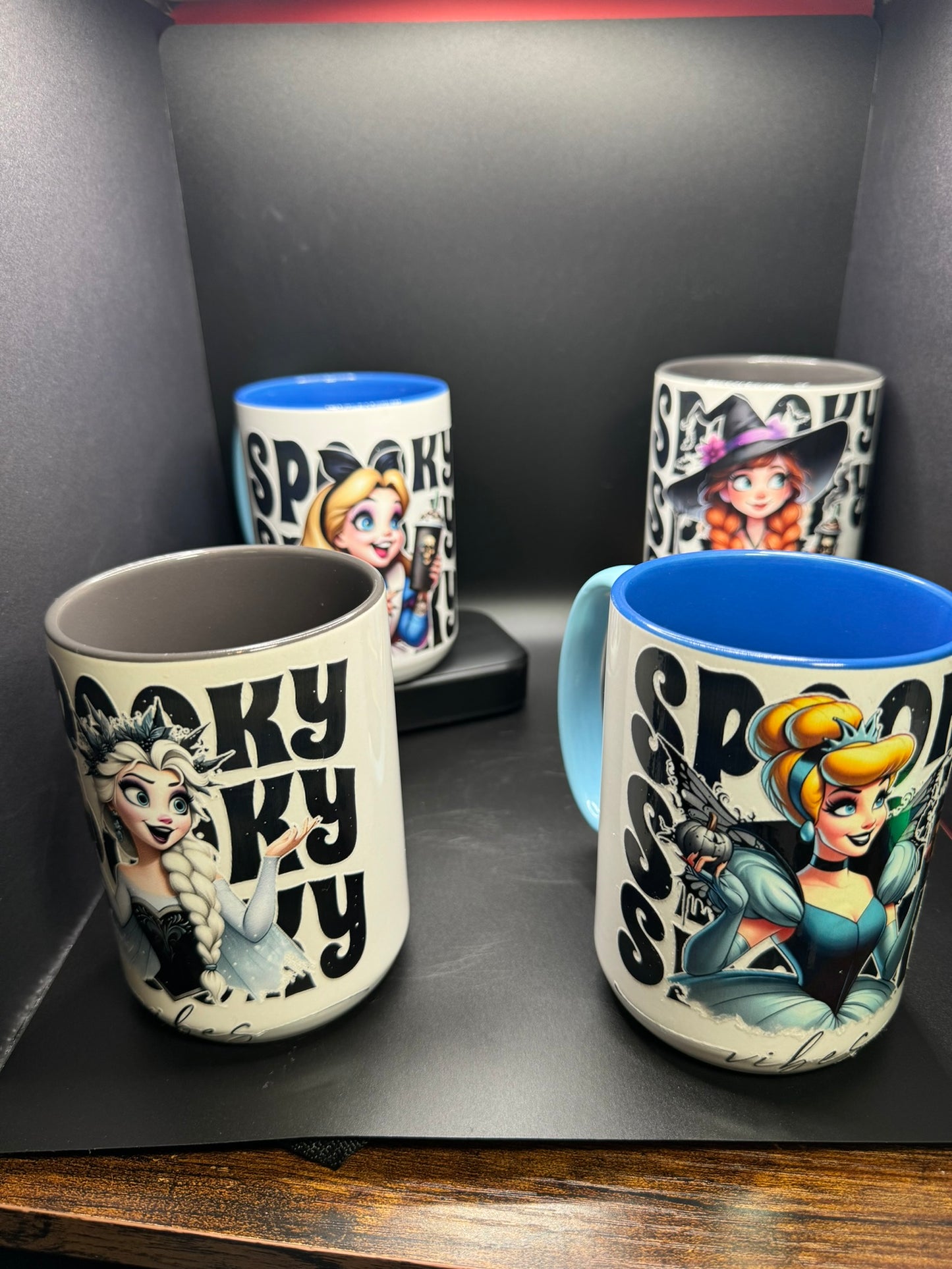 Spooky Princess Vibes: Gothic Fairytale Mug Collection