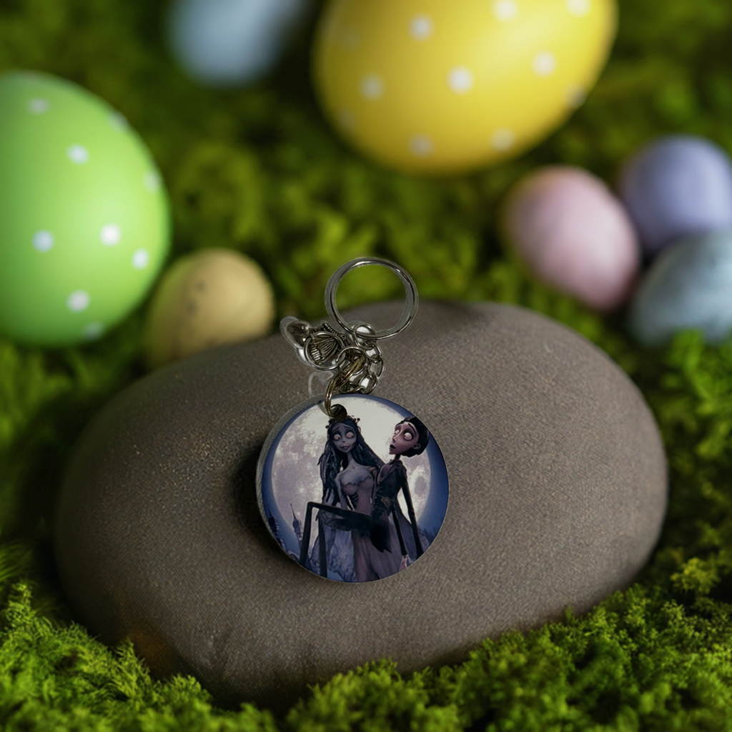 Undead Moon Keychain