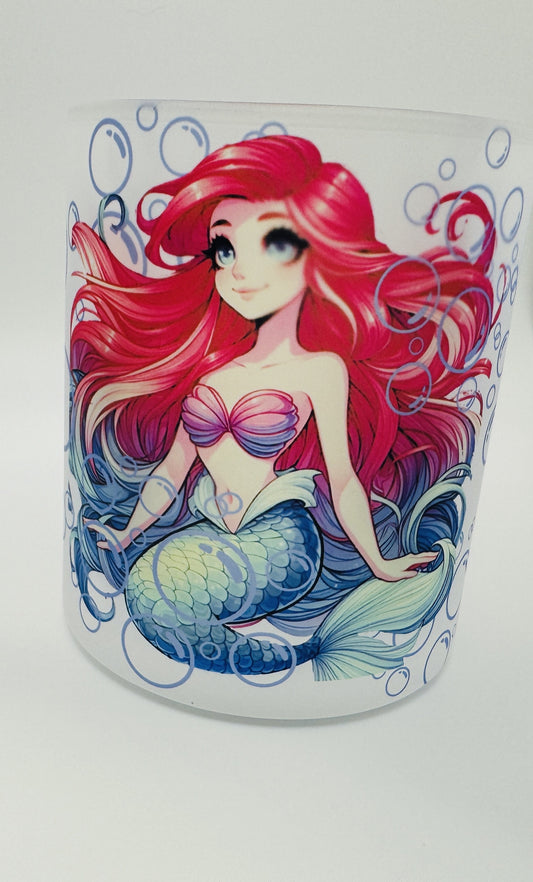 Enchanting Mermaid Melody Frosted Glass Mug