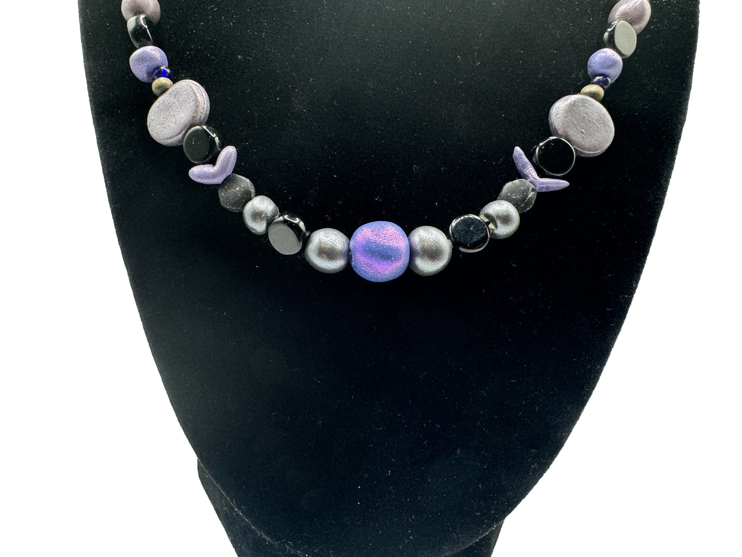 Midnight Amethyst Necklace and Earrings Set